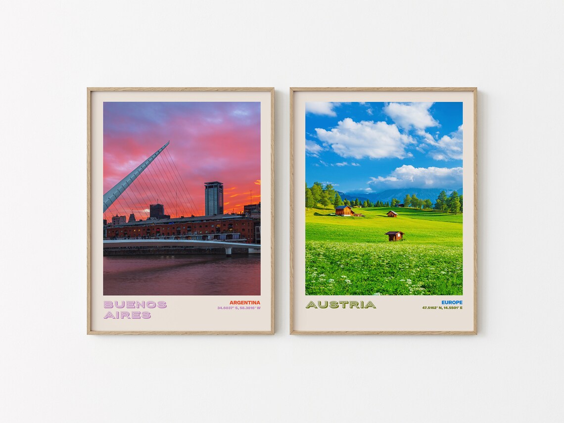 Buenos Aires Travel Poster Buenos Aires Print Buenos Aires Photo Print Buenos Aires Wall Decor Buenos Aires Picture Buenos Aires 7 - Image 2