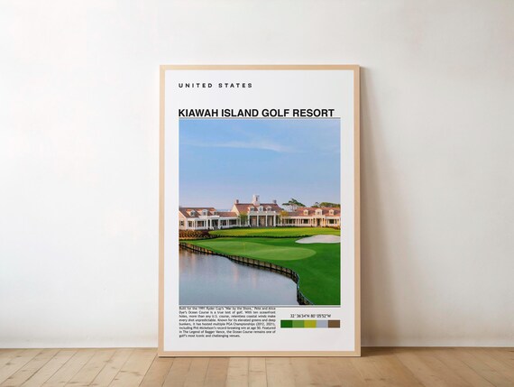 Kiawah Island Golf Resort Poster Ocean Course Clubhouse View Artwork