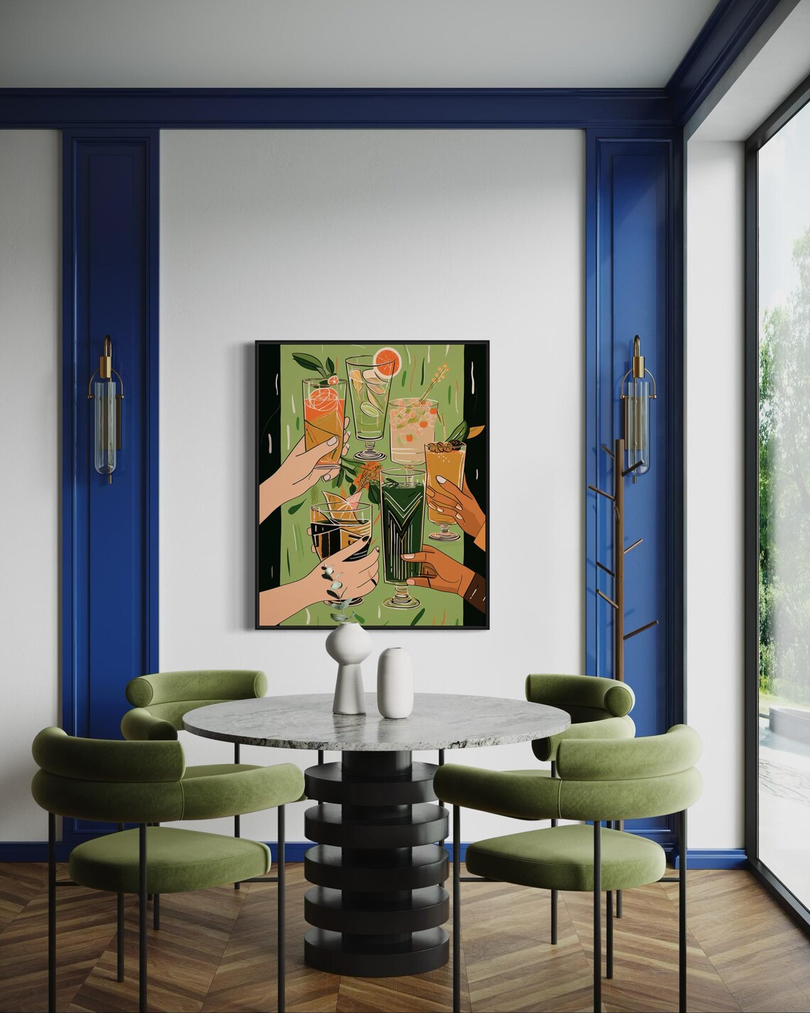 Cheers Drink Illustration, Bar Or Kitchen Decor - Image 2