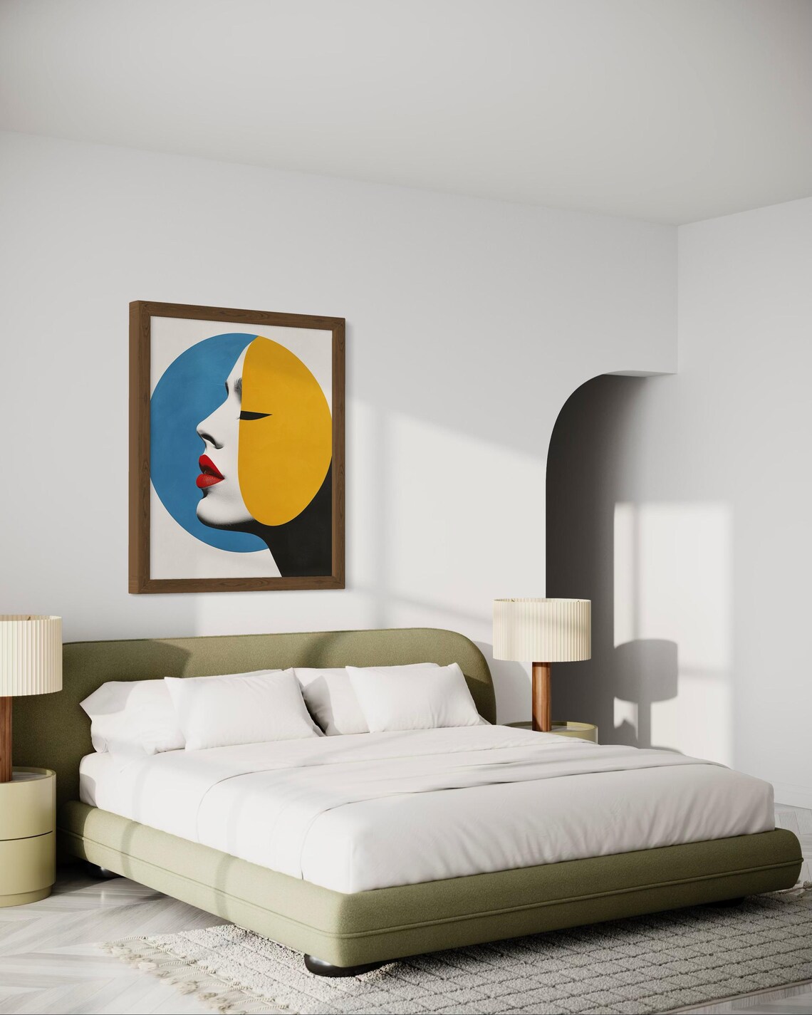 Minimalist Abstract Face, Bold Modern Artwork - Image 6