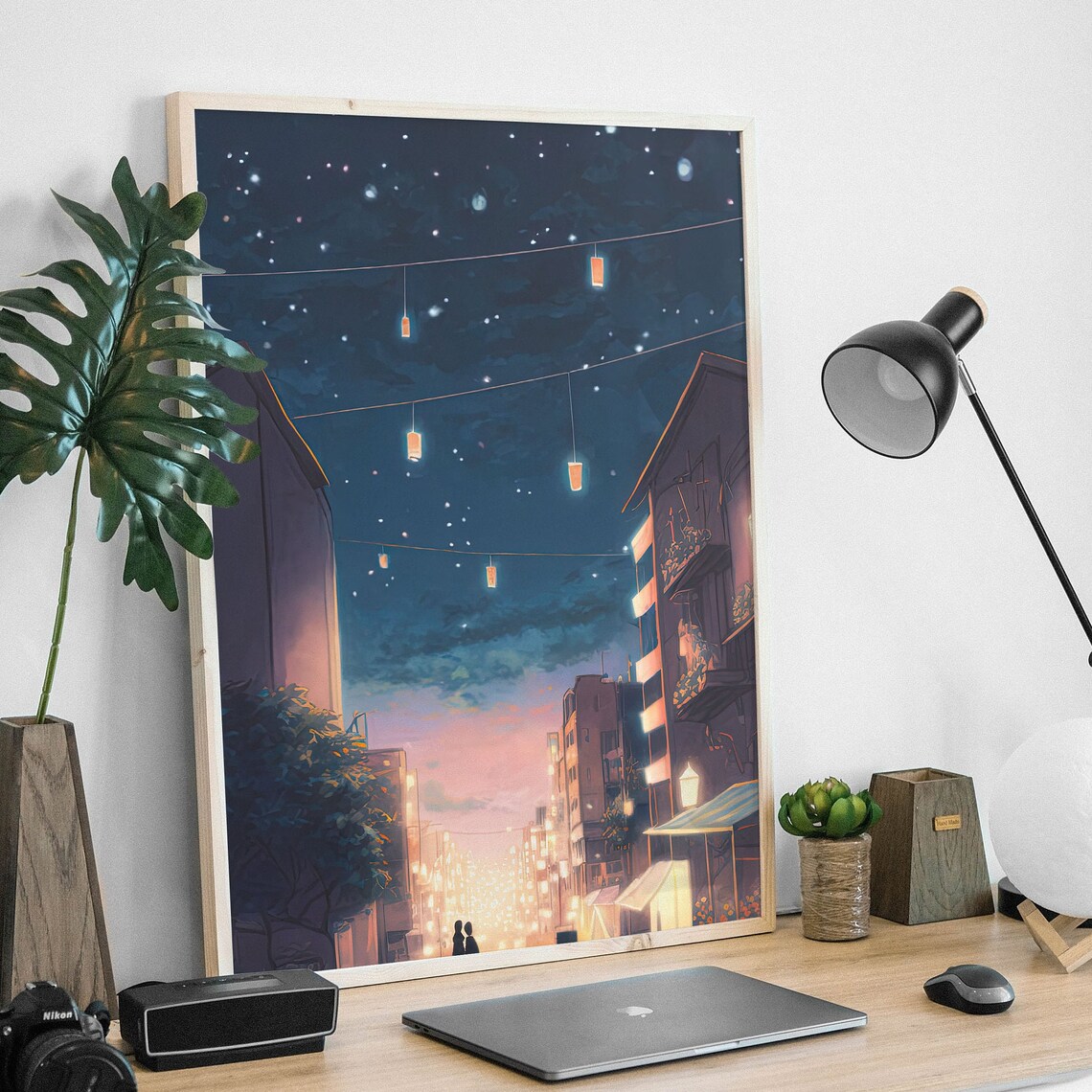 Lofi Anime Poster, Subtle Anime Dorm Room Decor - Image 2