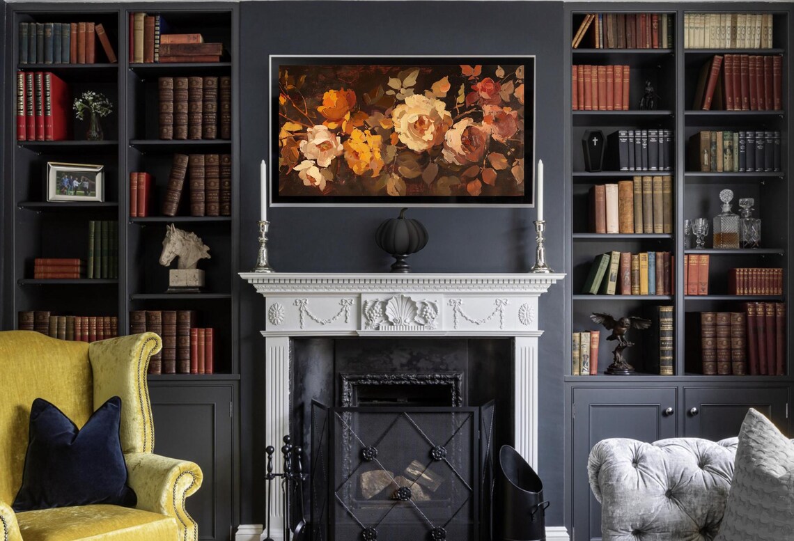 Fall Florals Autumn Flower Decor, Victorian Art Print - Image 2