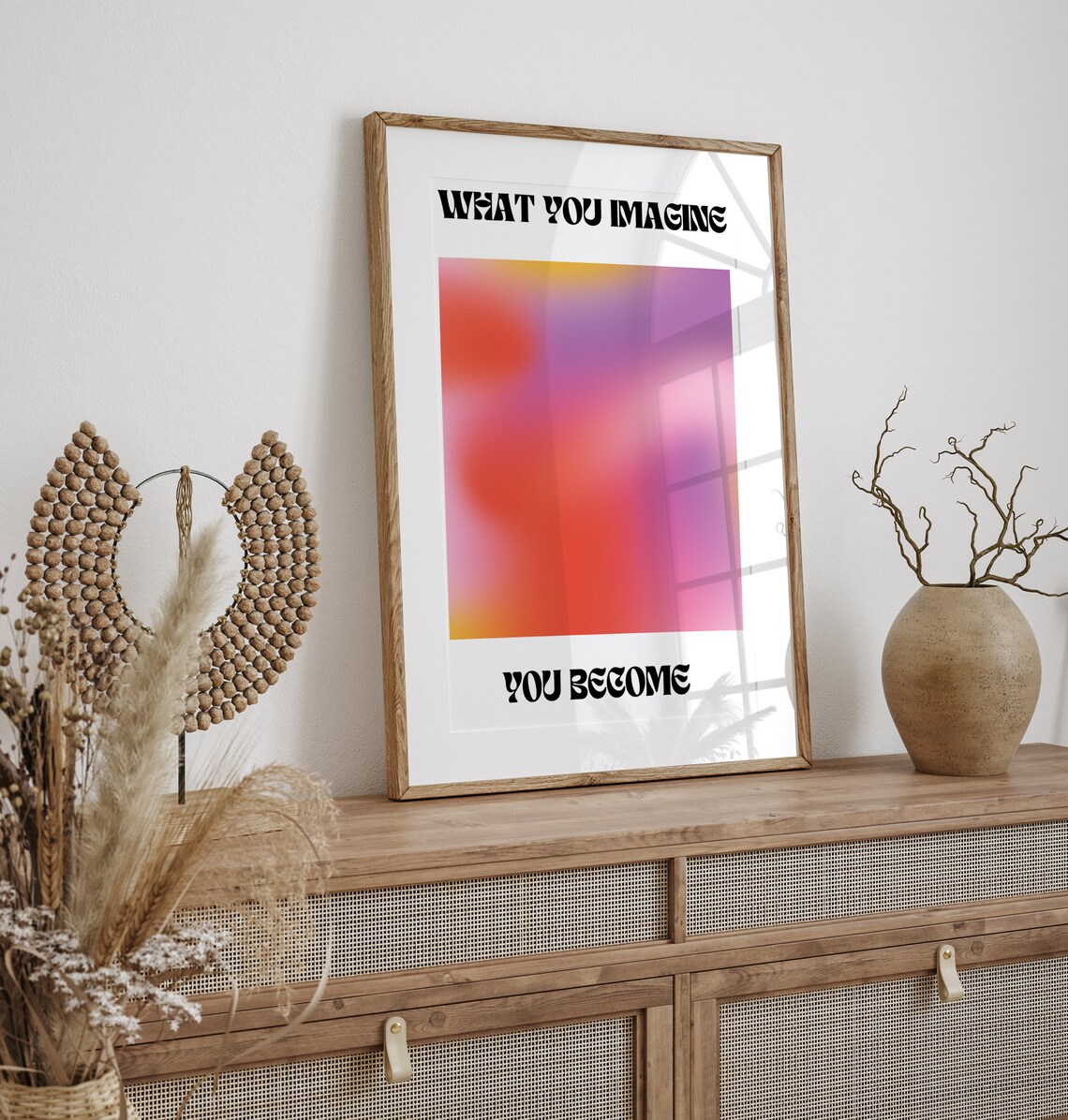 Spiritual Gradient Aura Poster Set What You Feel You Attract - Image 3