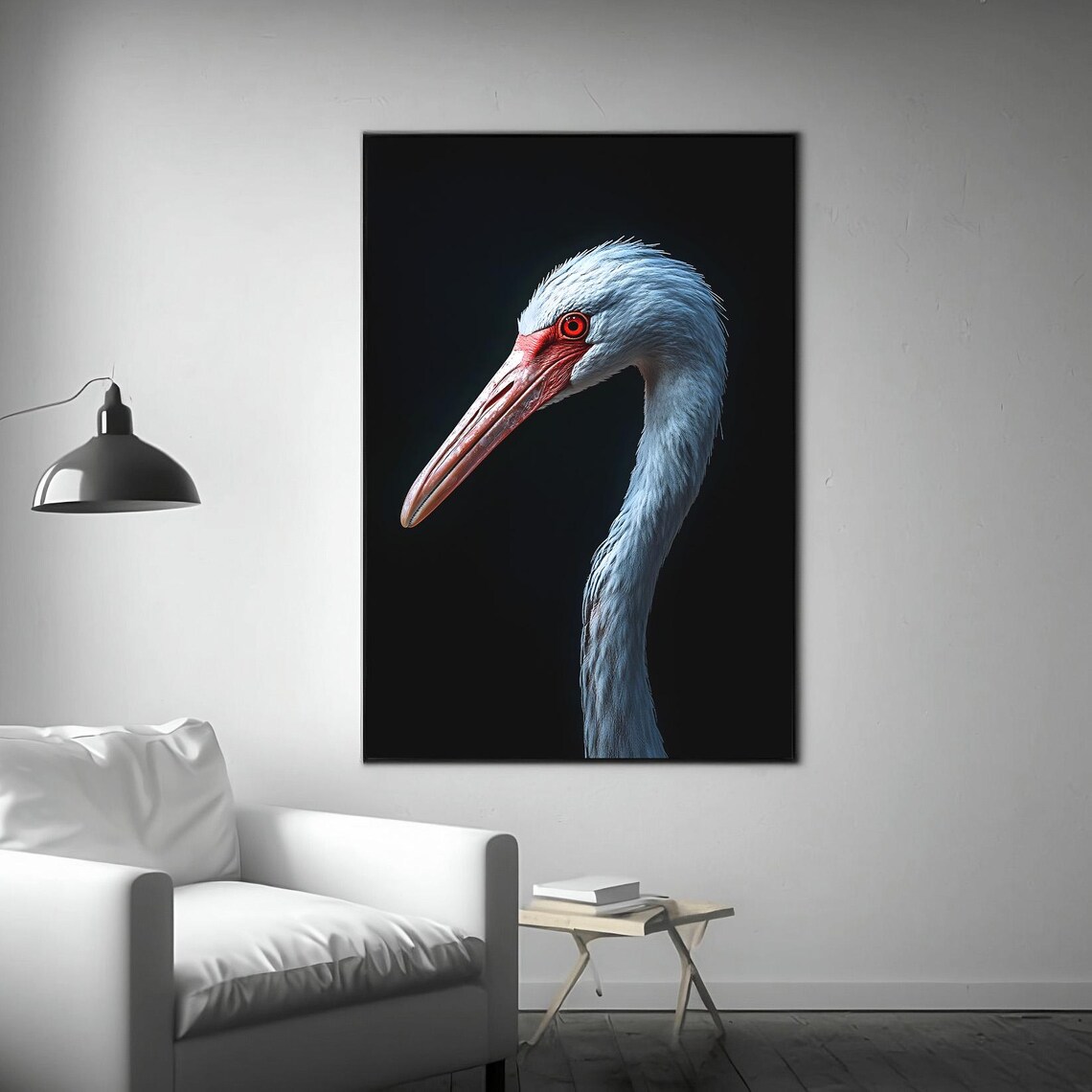 Crane Photo Poster, Tropical Wildlife Wall Art - Image 3