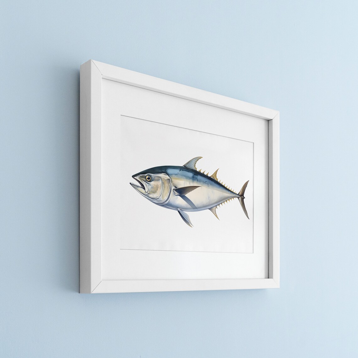 Tuna Vintage Illustration Art Print, Fish Print - Image 3