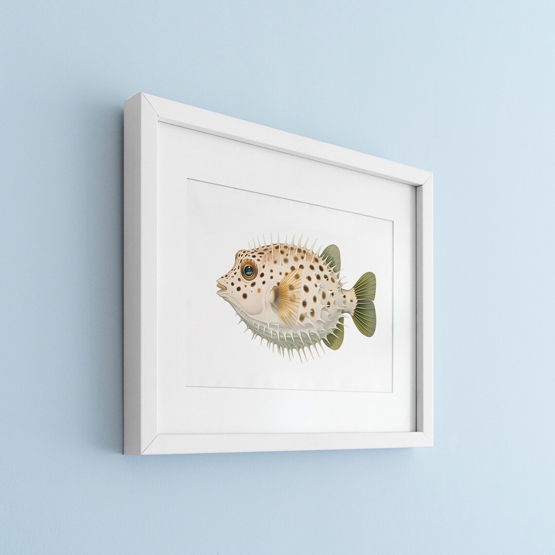 Pufferfish Vintage Illustration Art Print - Image 2