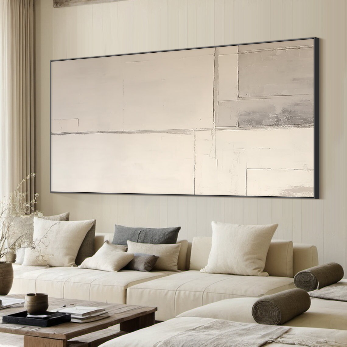 Brown Abstract Painting Brown Wabi Sabi Wall Art Large Brown Wall Art Brown Textured Hand Painting Home Wall Decoration Art - Image 2
