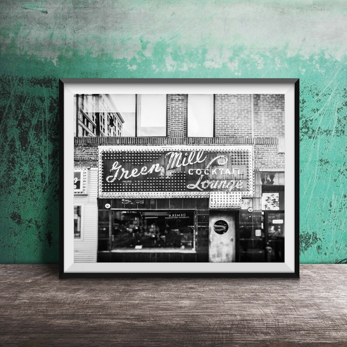 Green Mill Chicago Art Print, Uptown Chicago Travel Poster - Image 4
