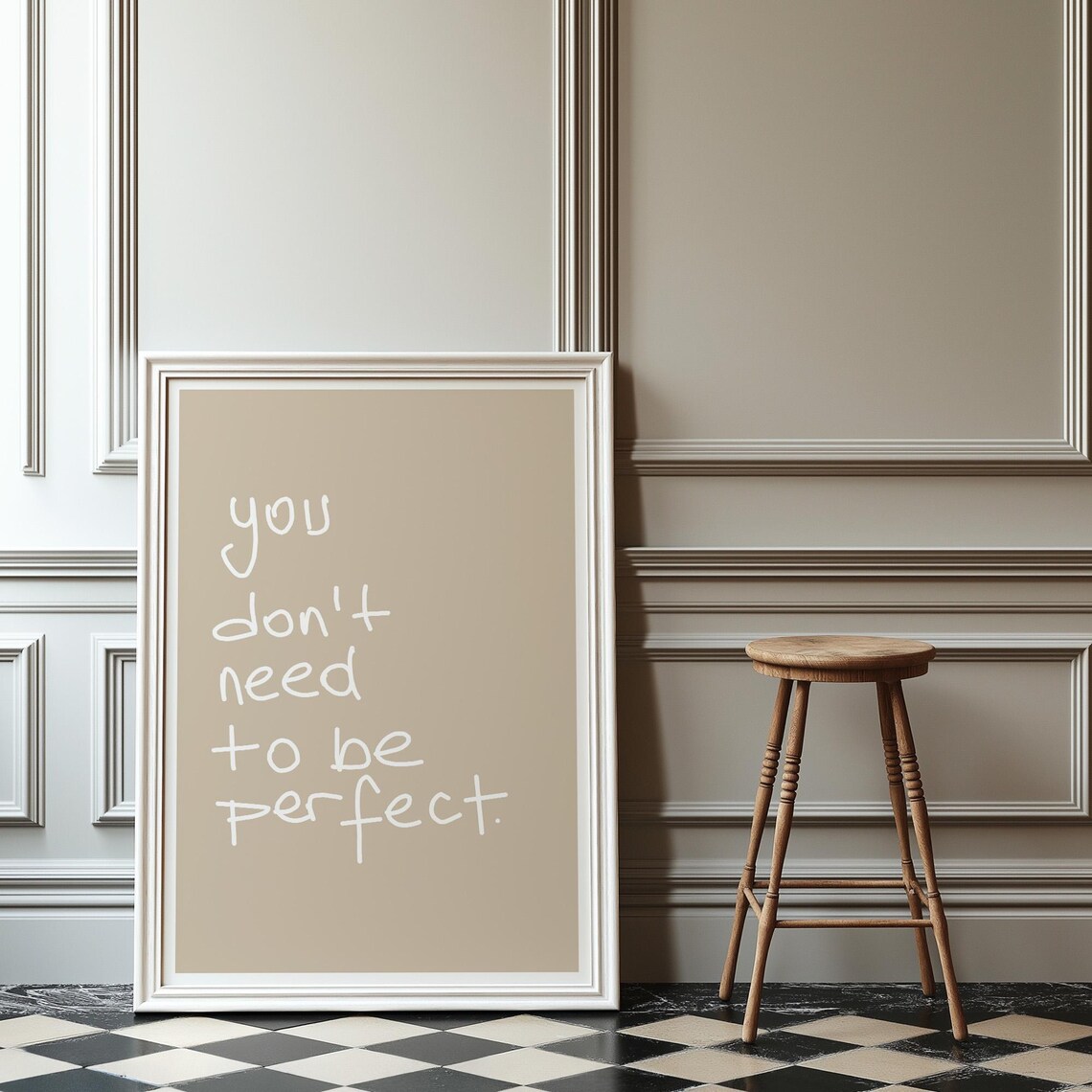 Inspirational Saying Typography Art Print