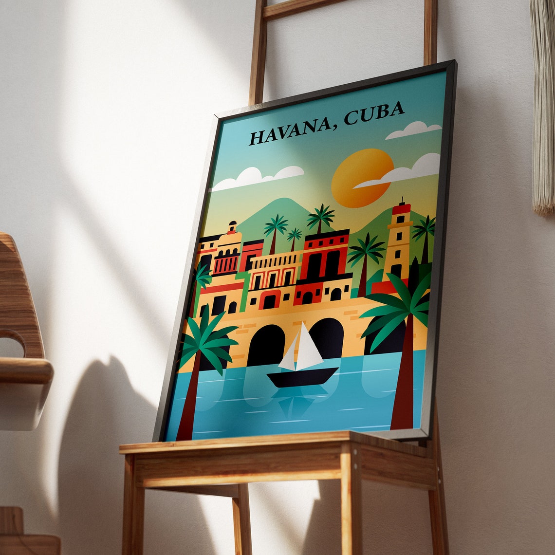 Havana Travel Posterhavana Wall Artcuba Poster Printtravel Posterwall Art Decordigital Art Downloadwall Art Printablehome Decor - Image 2