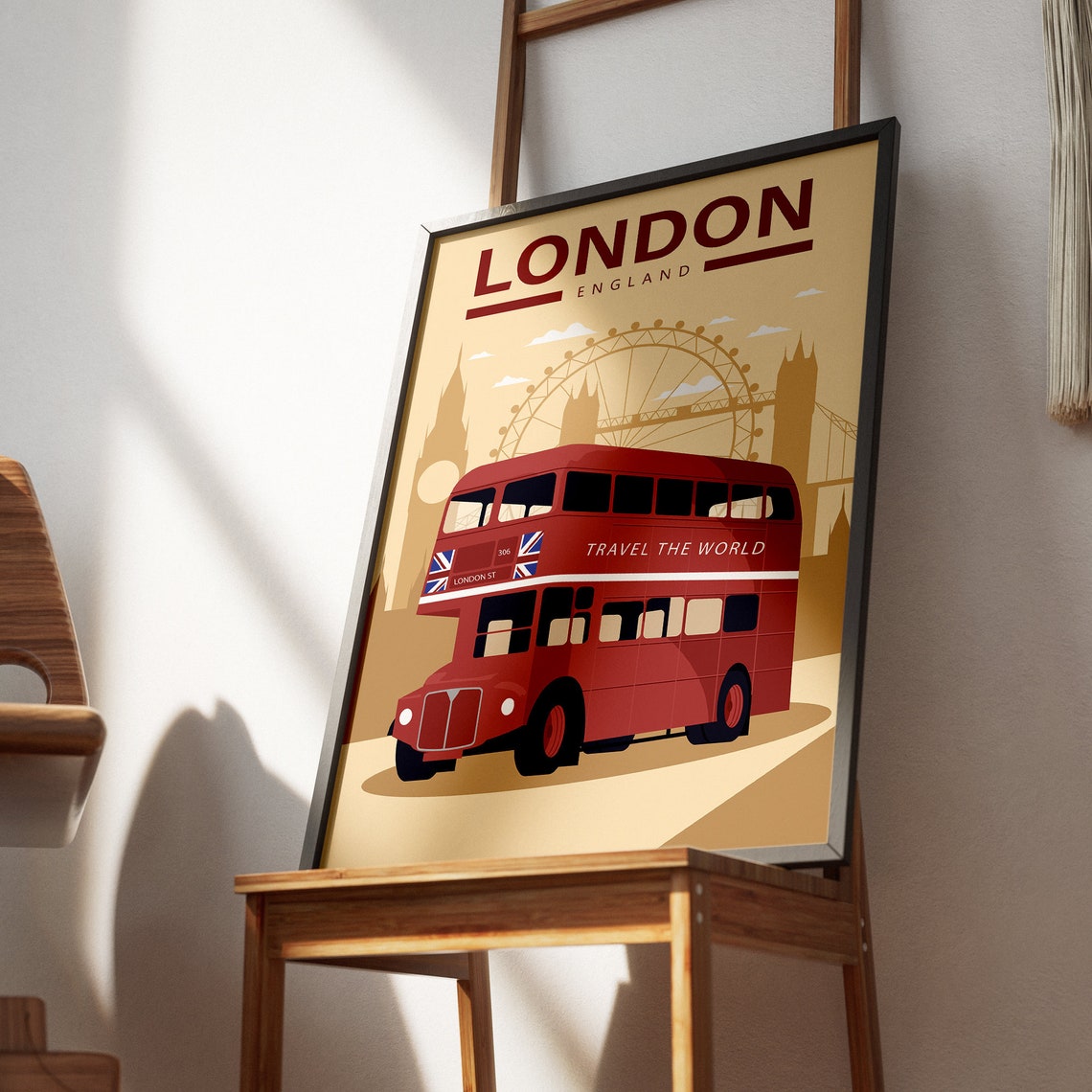 London Travel Posterlondon Wall Artlondon Poster Printbig Ben Towertravel Posterwall Art Decordigital Art Downloadwall Art - Image 3