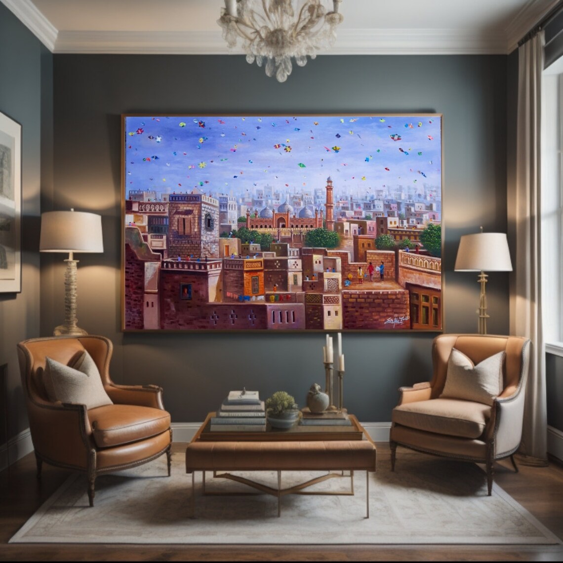 Basant Original Painting, Contemporary Pakistani Art - Image 2