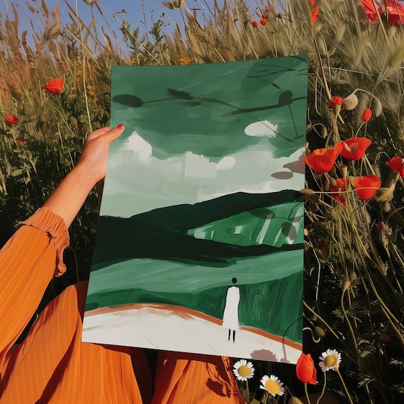 Minimalist Landscape - Minimalist Travel Poster