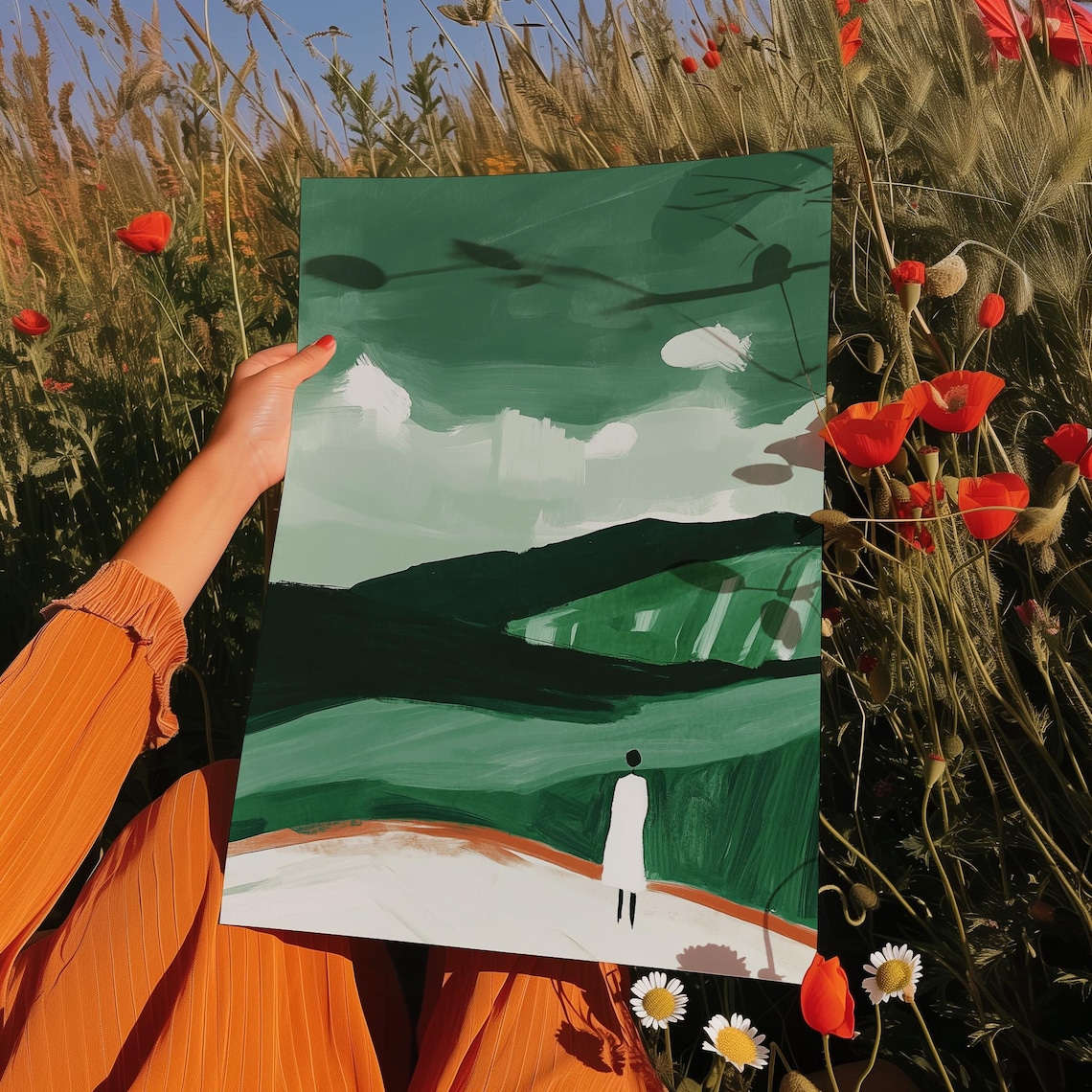 Minimalist Landscape - Minimalist Travel Poster