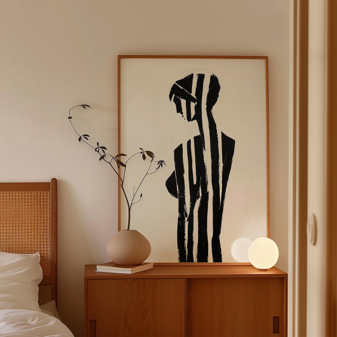 Minimalist Female Silhouette, Modern Feminine Line Art - Image 3