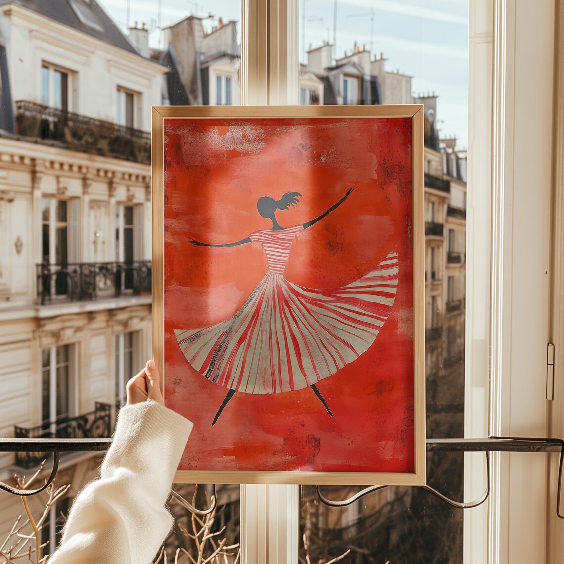 Abstract Dancer, Minimalist Movement Art Print - Image 6