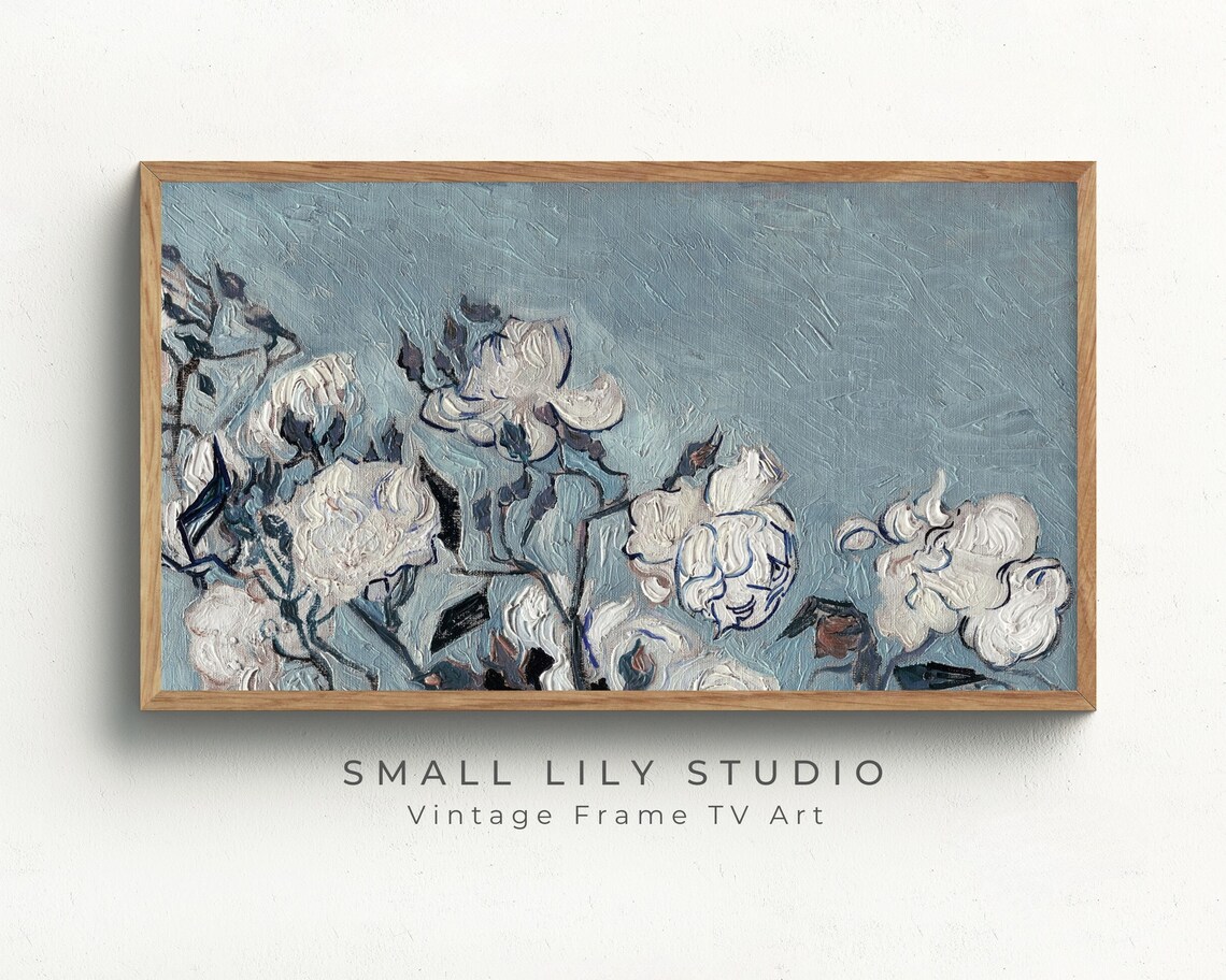Spring Floral Oil Painting Art Print, Vintage Flowers - Image 2