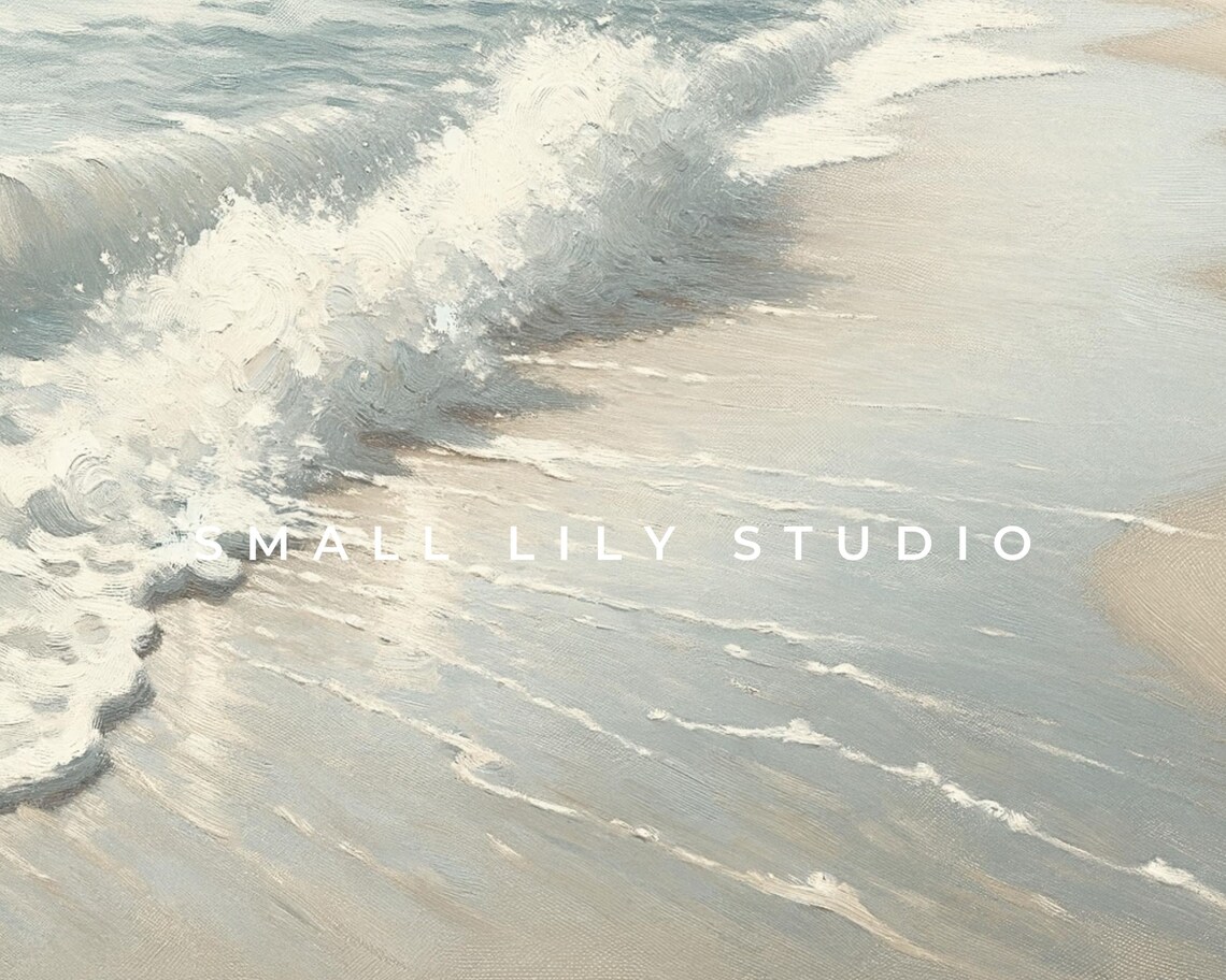 Beach Minimalist Neutral Summer Coastal Art Print - Image 4