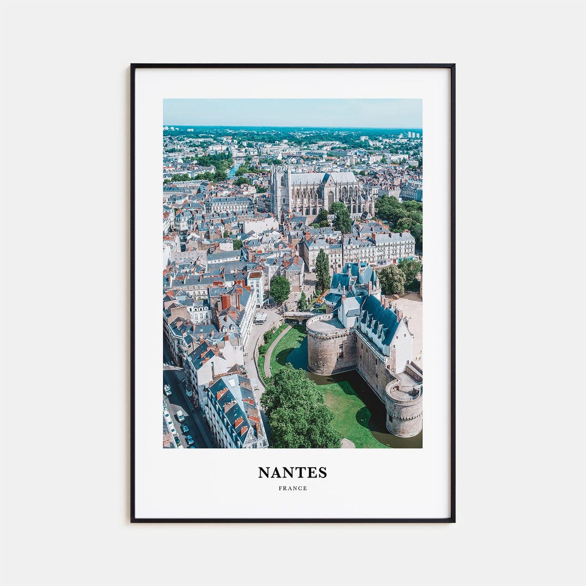 Nantes Print Nantes Photo Poster Nantes Travel Wall Art Nantes Map Print Nantes Photography Print Nantes Wall Dcor France