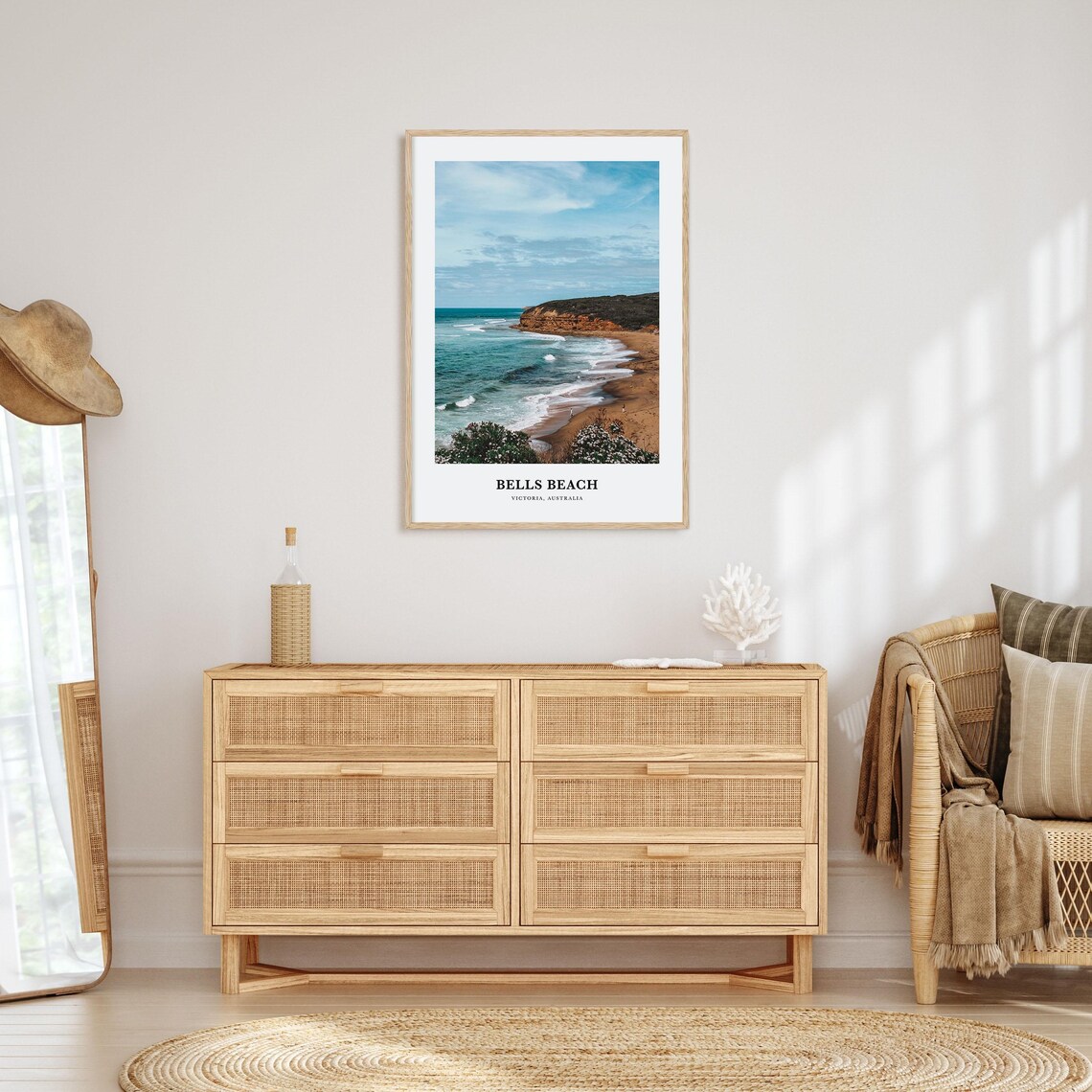 Bells Beach Travel Poster, Victoria Australia - Image 2