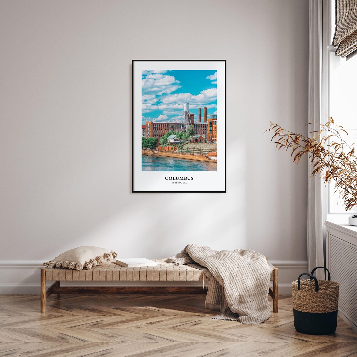 Columbus Georgia Travel Poster, Columbus Map Print - Image 3