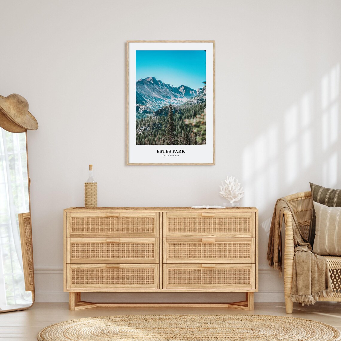 Estes Park Travel Poster, Colorado Wall Art Print - Image 2