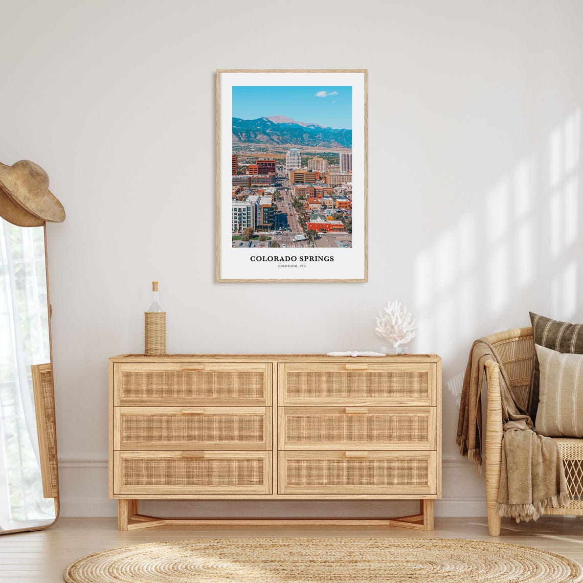 Colorado Springs Print Colorado Springs Photo Poster Colorado Springs Travel Wall Art Colorado Springs Map Photography Colorado Usa - Image 2