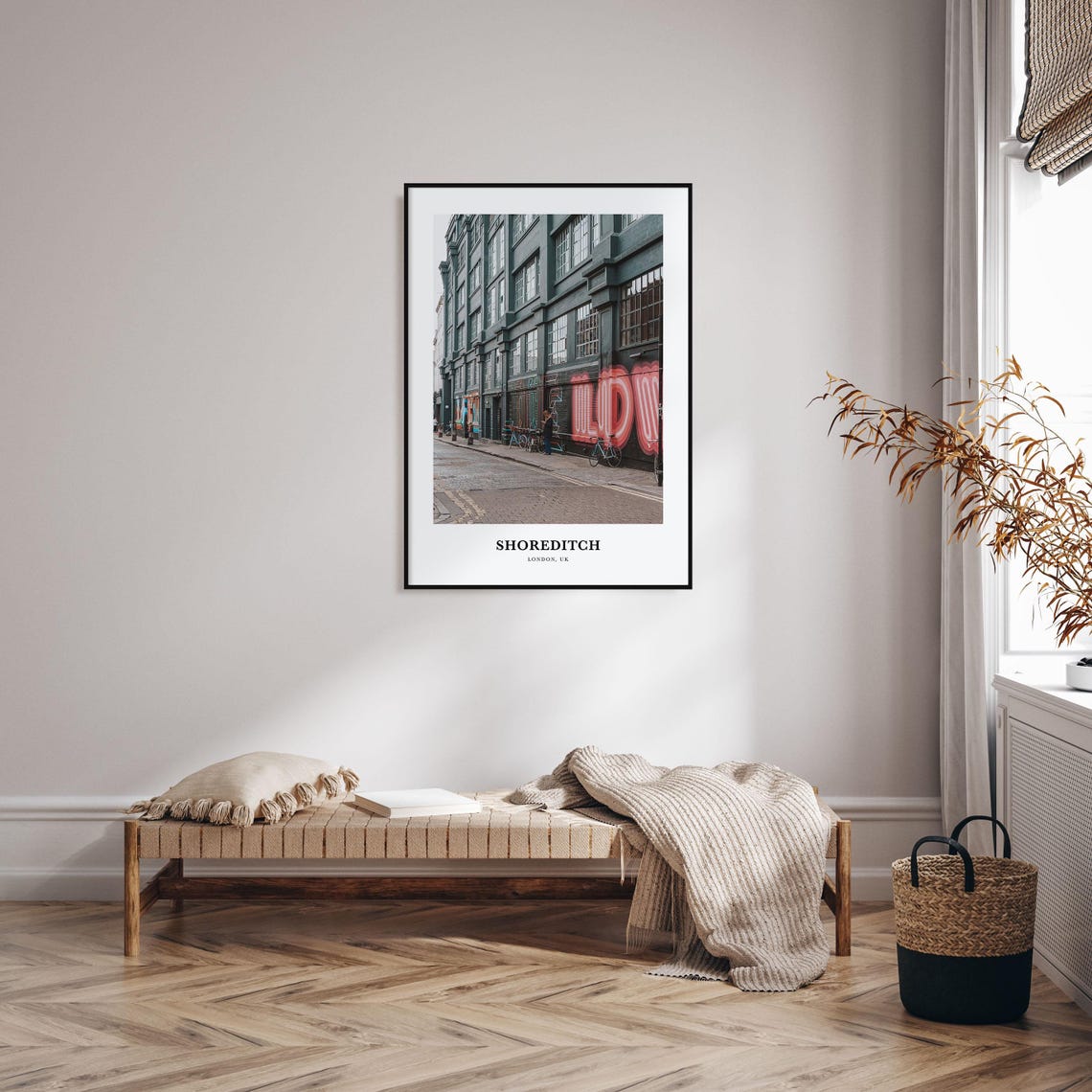 Shoreditch Print Shoreditch Photo Poster Shoreditch Travel Wall Art Shoreditch Map Print Shoreditch Photography Print London Uk - Image 3