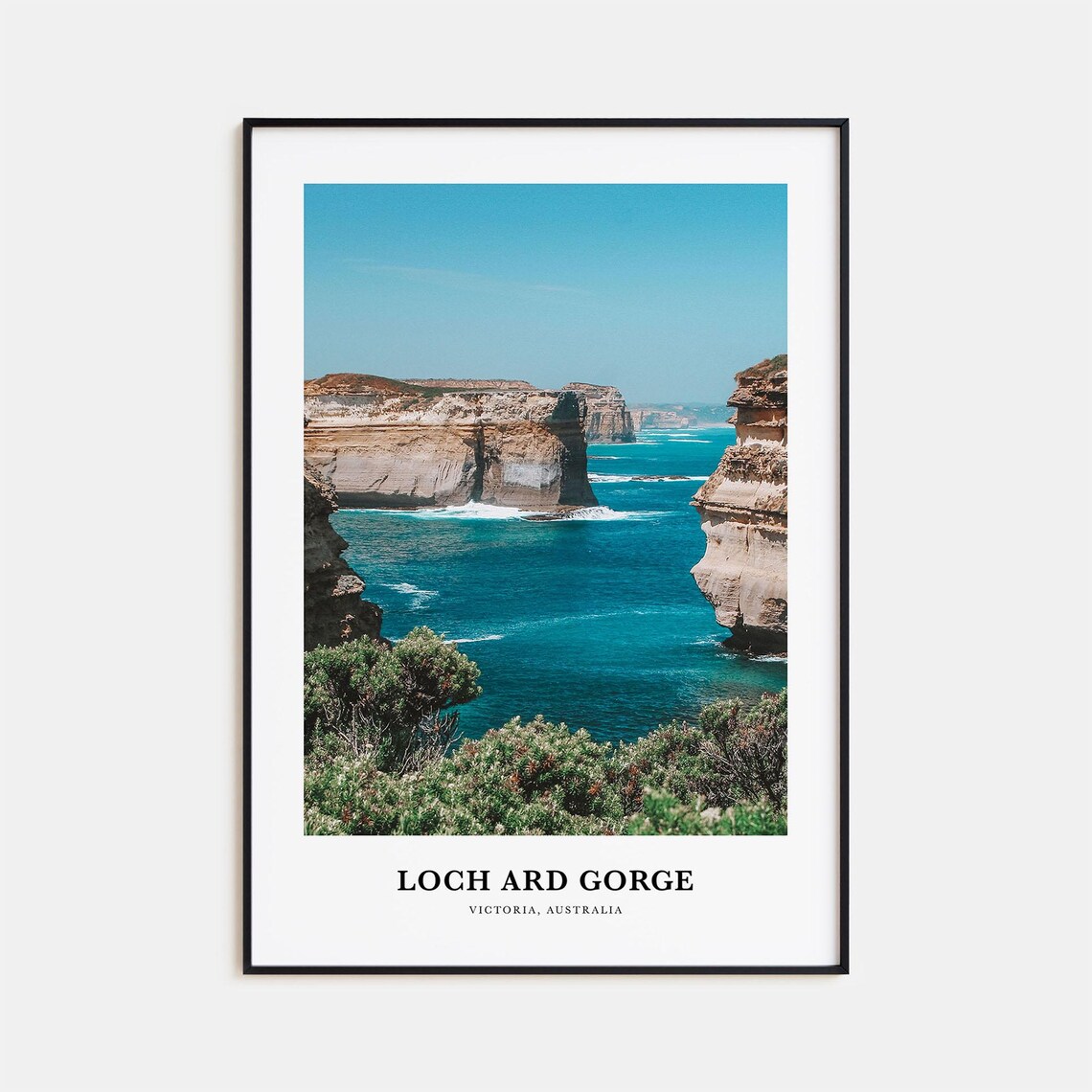 Loch Ard Gorge Victoria Australia Sea Cliffs Coastal Photo Poster