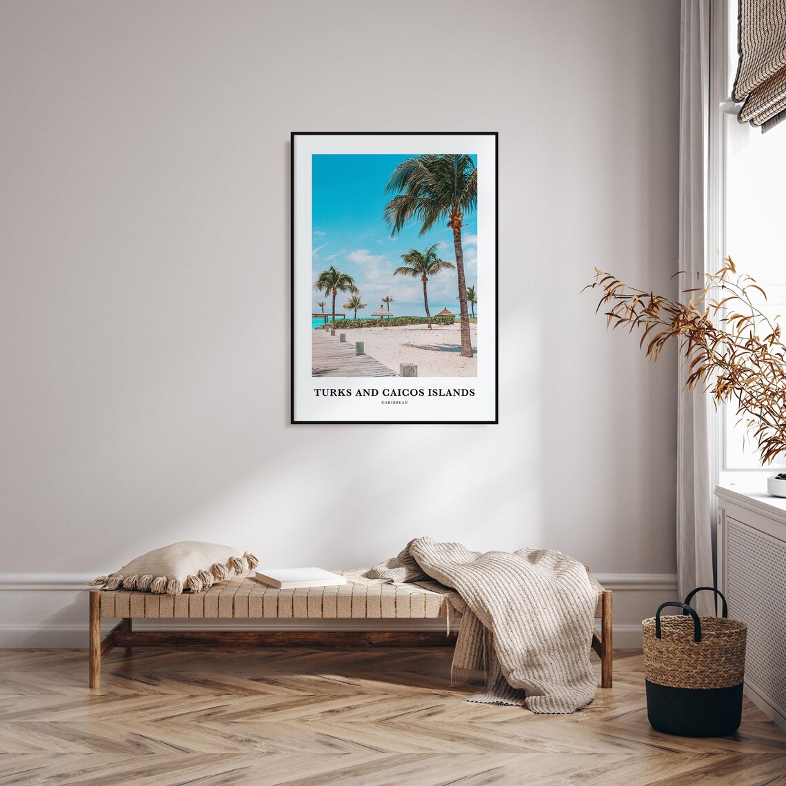 Turks and Caicos Islands Caribbean Beach Boardwalk Photo Print - Image 3