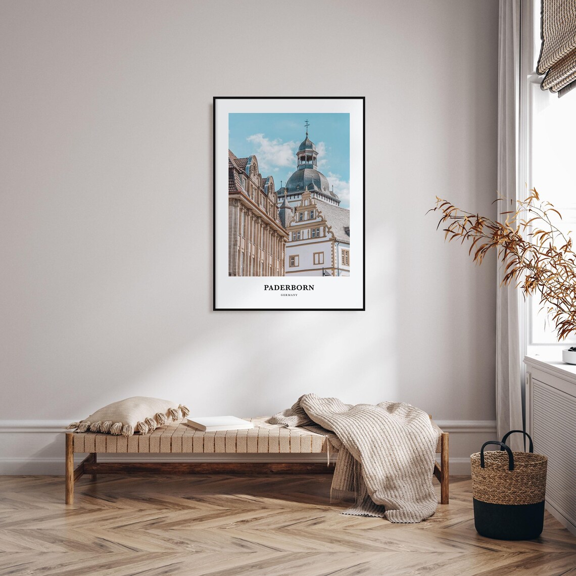Paderborn Germany Historic Church Dome Architecture Photo Poster - Image 3