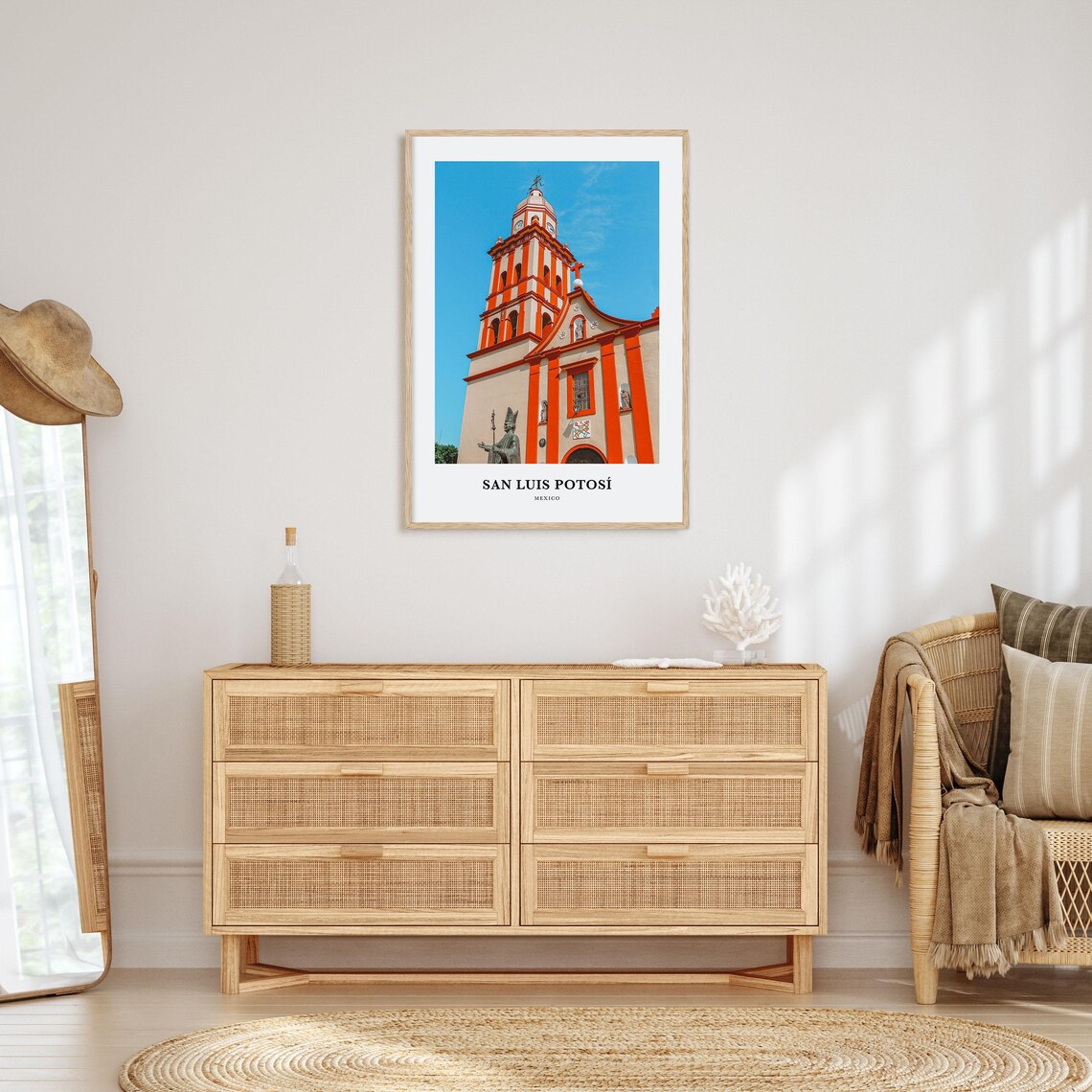 San Luis Potosi Print San Luis Potosi Photo Poster San Luis Potosi Travel Wall Art San Luis Potosi Map Print San Luis Potosi Mexico - Image 2