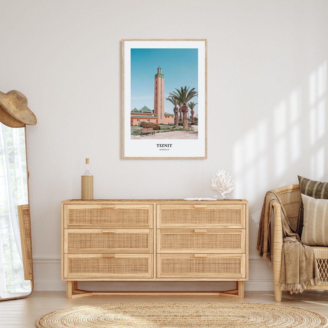 Tiznit Travel Poster, Morocco Map Wall Art - Image 2