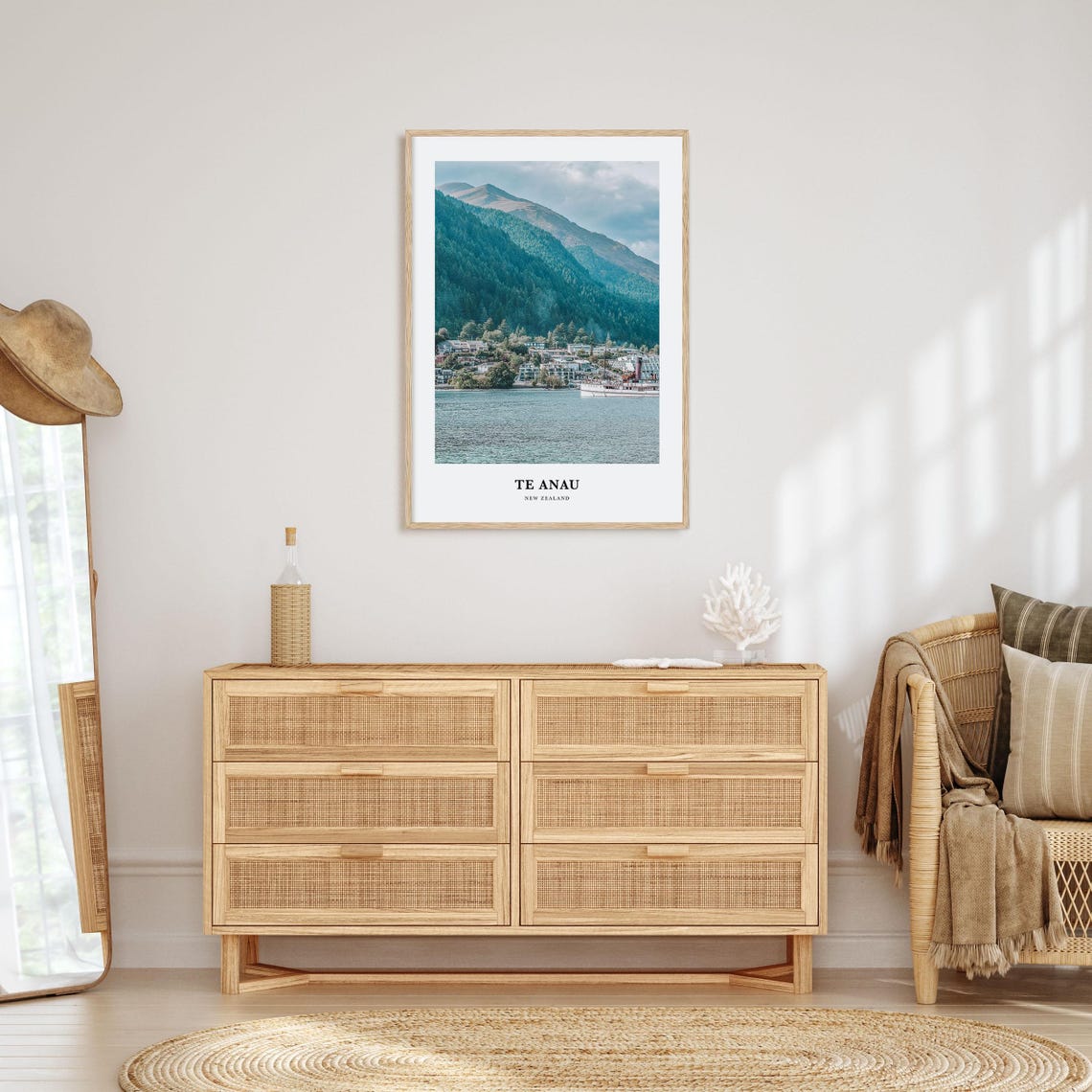 Te Anau Print Te Anau Photo Poster Te Anau Travel Wall Art Te Anau Map Print Te Anau Photography Print Te Anau Wall Dcor New Zealand - Image 2