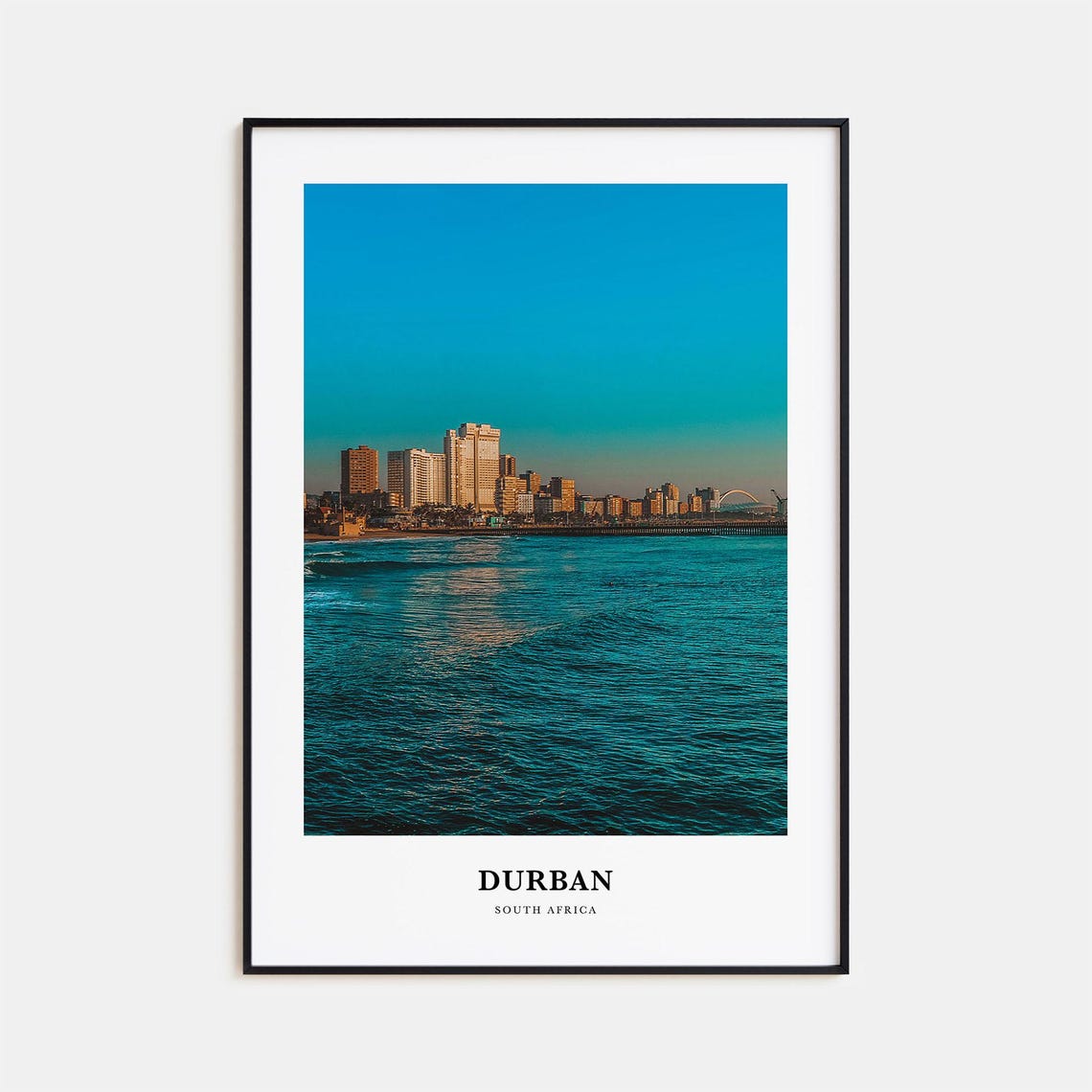 Durban Print Durban Photo Poster Durban Travel Wall Art Durban Map Print Durban Photography Print Durban Wall Dcor South Africa