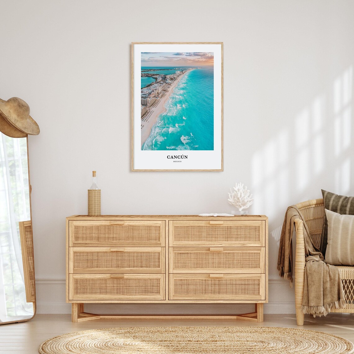 Cancun Travel Poster, Mexico Wall Art Print - Image 2