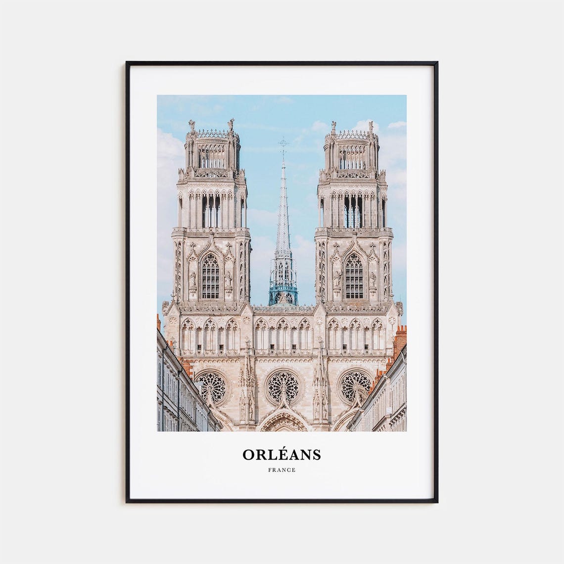 Orleans Print Orleans Photo Poster Orleans Travel Wall Art Orleans Map Print Orleans Photography Print Orleans Wall Dcor France
