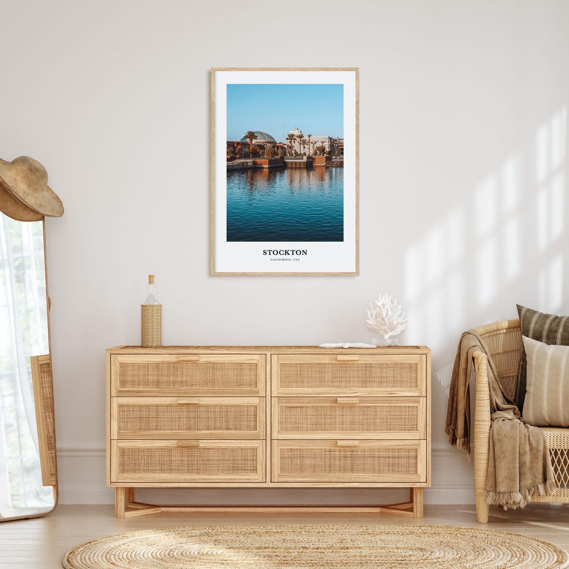 Stockton Print Stockton Photo Poster Stockton Travel Wall Art Stockton Map Stockton Photography Stockton Wall Dcor California Usa - Image 2