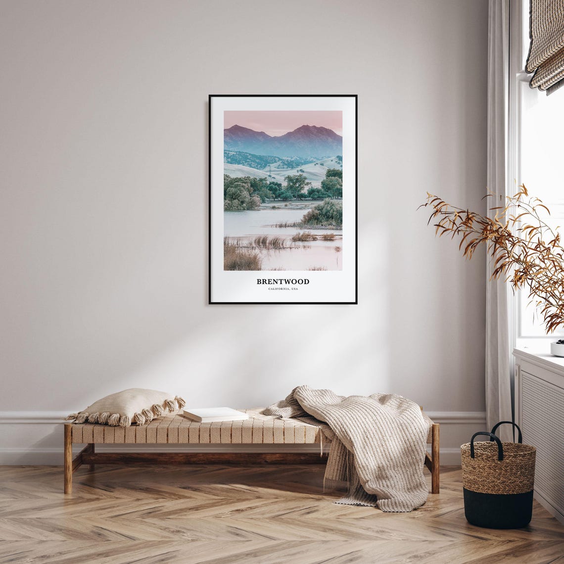 Brentwood Print Brentwood Photo Poster Brentwood Travel Wall Art Brentwood Map Print Brentwood Photography Print California Usa - Image 3