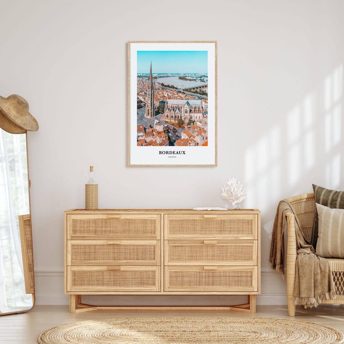 Bordeaux Print Bordeaux Photo Poster Bordeaux Travel Wall Art Bordeaux Map Print Bordeaux Photography Print Bordeaux Wall Dcor France - Image 2