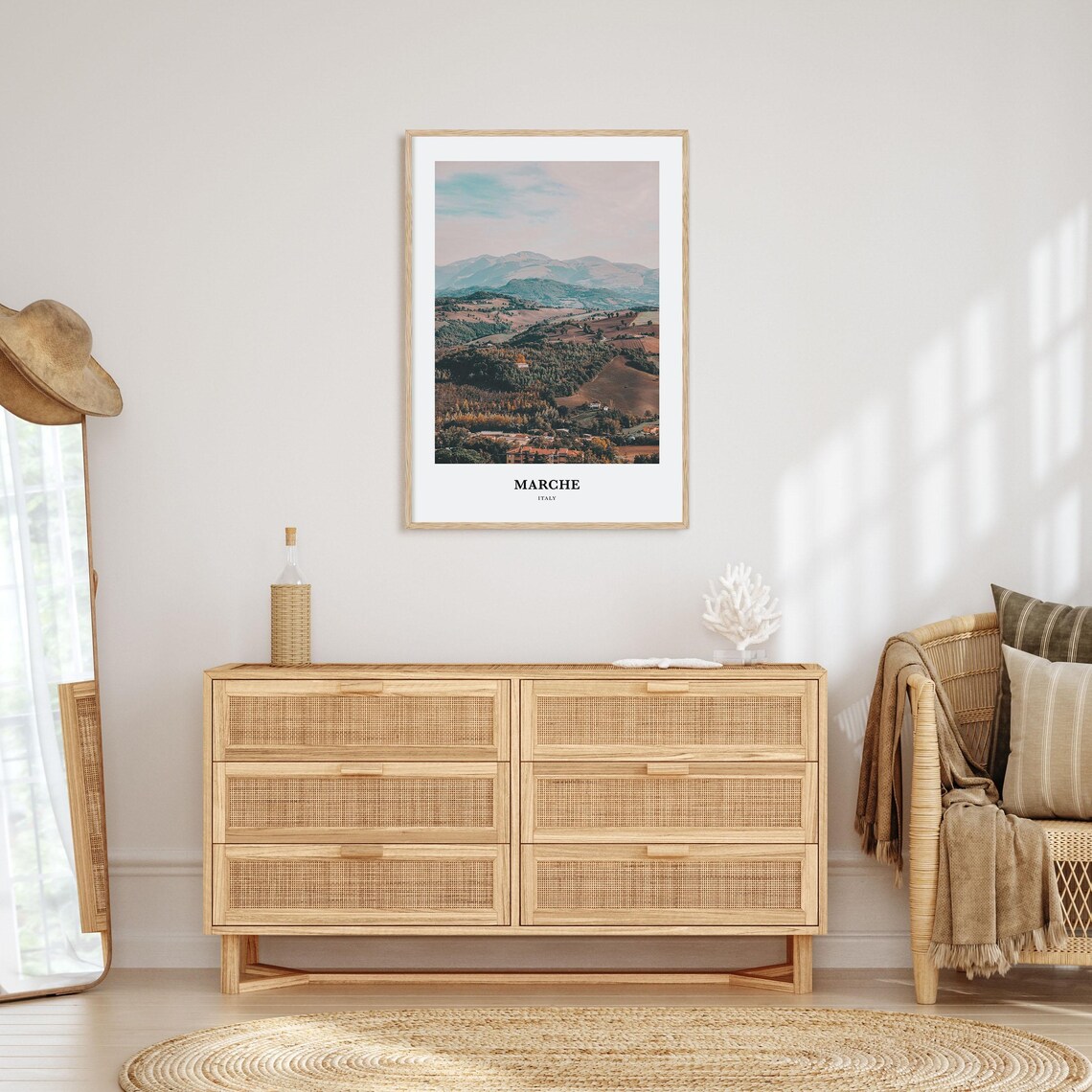 Marche Vintage Travel Poster, Italy Wall Art - Image 2