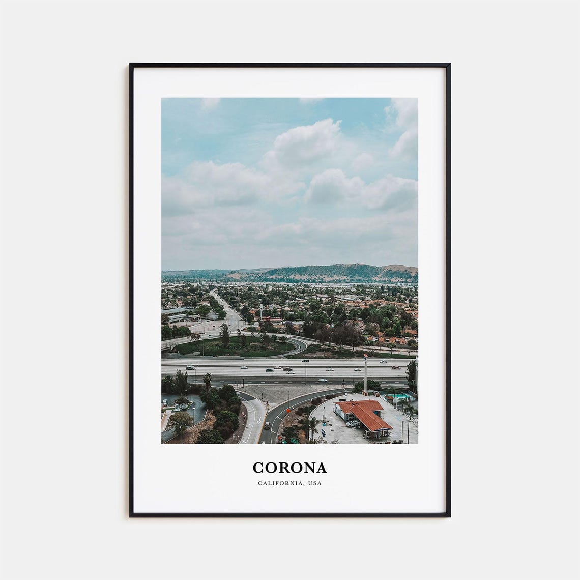 Corona Print Corona Photo Poster Corona Travel Wall Art Corona Map Print Corona Photography Print Corona Wall Dcor California Usa