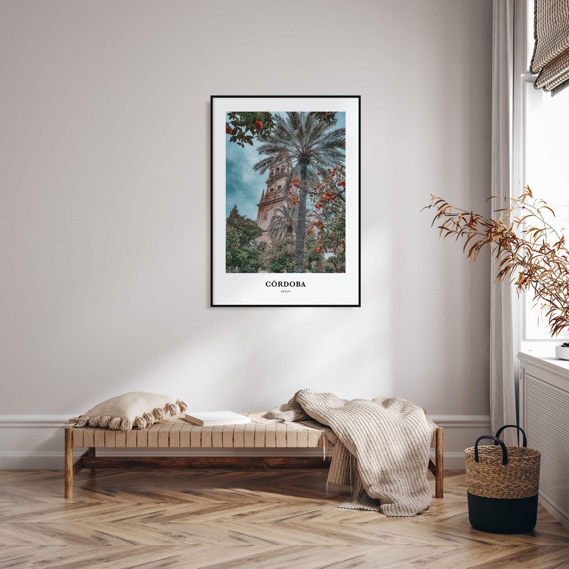 Cordoba Print Spain Cordoba Photo Poster Cordoba Travel Wall Art Cordoba Map Print Cordoba Photography Print Cordoba Wall Dcor - Image 3