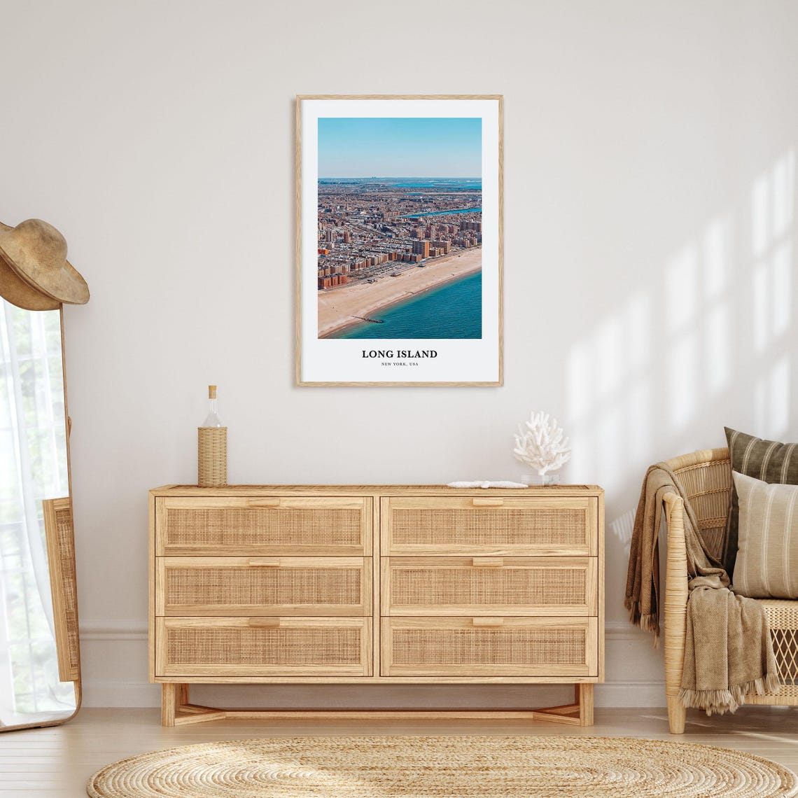 Long Island Print No 1 Long Island Photo Poster Long Island Travel Wall Art Long Island Map Print Long Island Photography New York Usa - Image 2