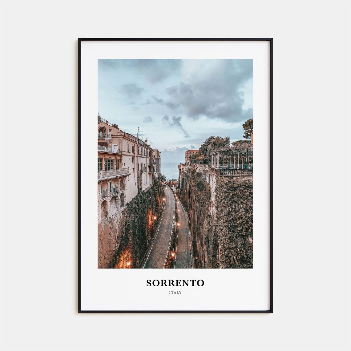 Sorrento Map Travel Poster