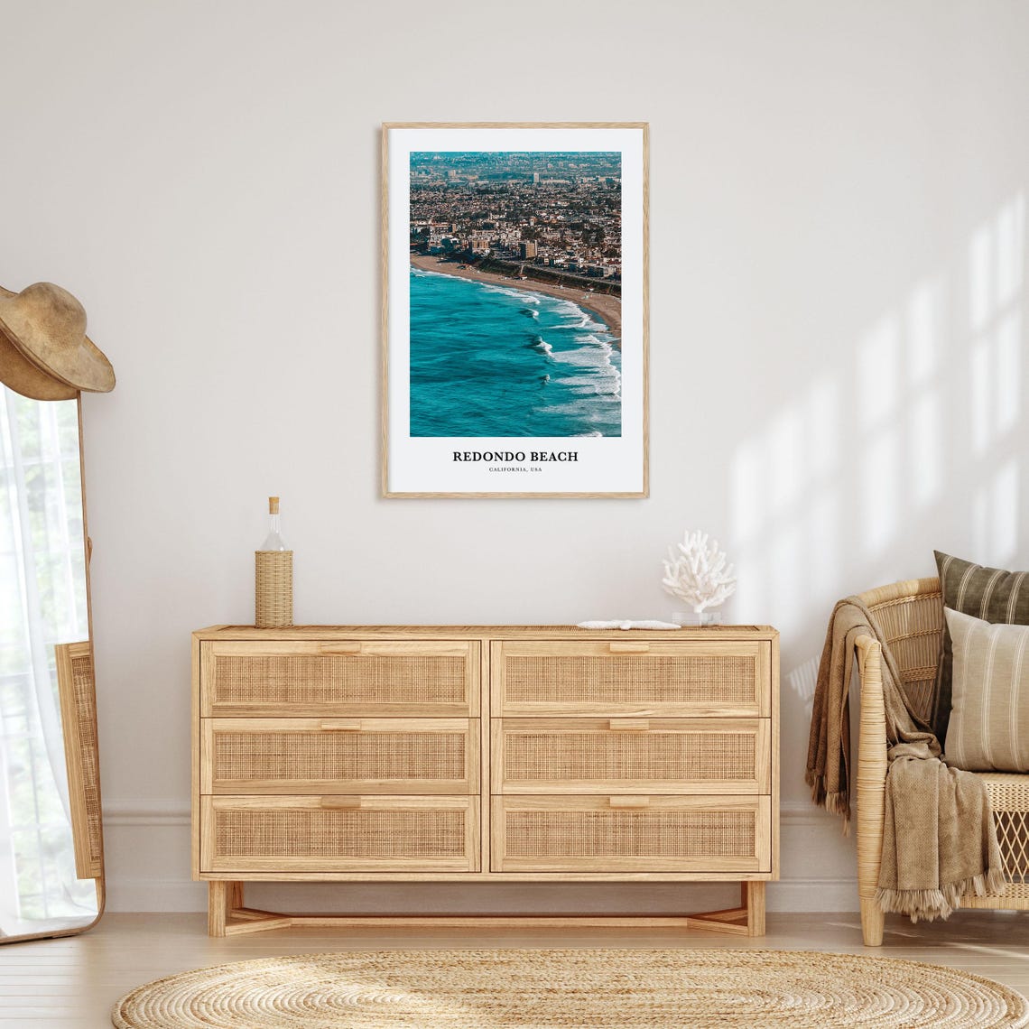 Redondo Beach Map Poster Print - Image 2