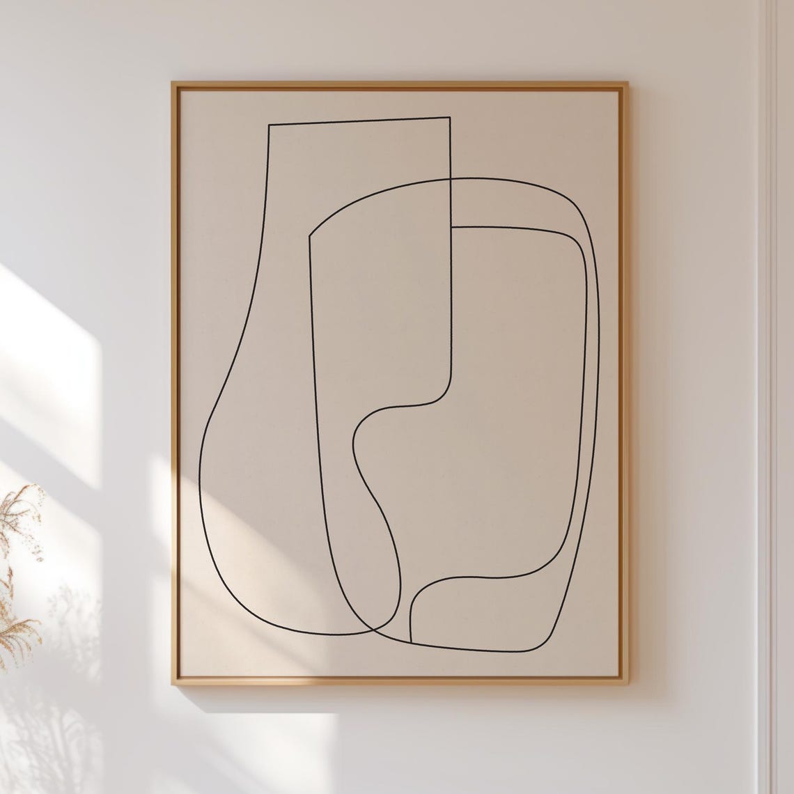 Abstract Line Art Fine Line Drawing - Image 2