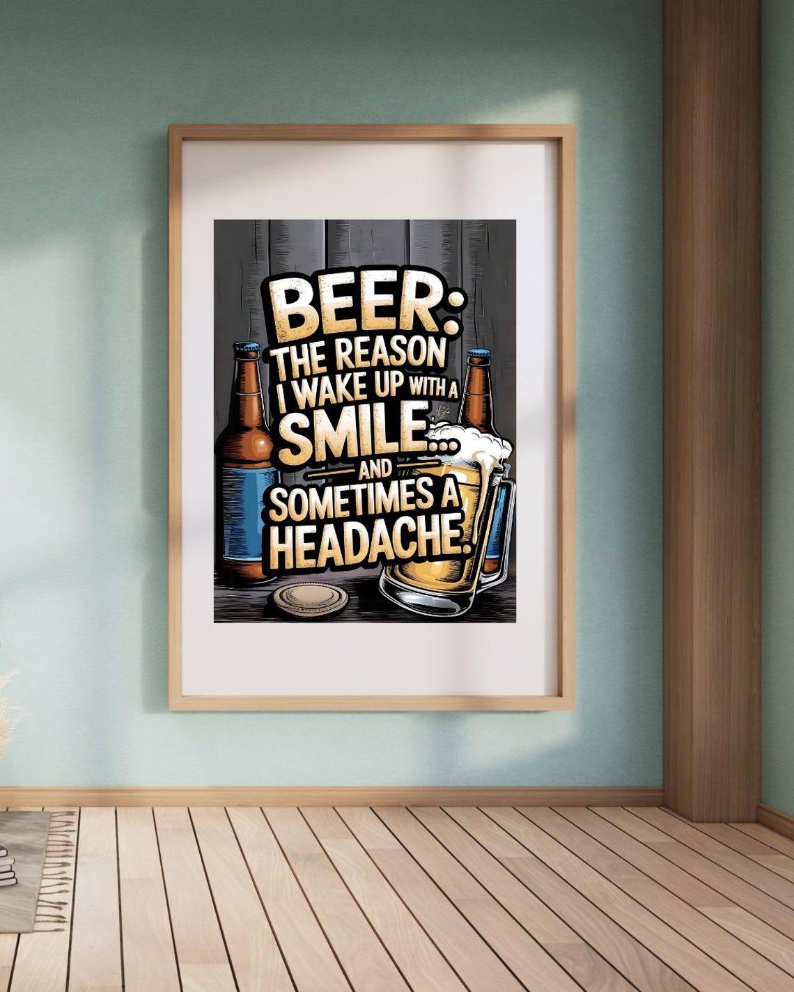 Beer Decor Beer Poster Beer Humor Beer Print Beer Prints Beer Wall Art Beer Art Beer Lovers Beer Gift Bar Owner Beer Joke - Image 6