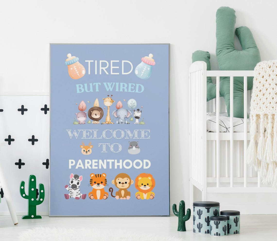 Safari Nursery Art Print, Cute Animals - Image 2