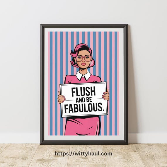 Bathroom Wall Art Bathroom Decor Powder Room Funny Bathroom Art Bathroom Prints Bathroom Wall Decor Prints Funny Toilet Print